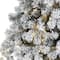 7ft. Pre-Lit Flocked West Virginia Fir Artificial Christmas Tree, Clear LED Lights